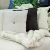 imitatie bont sprei beige konijn